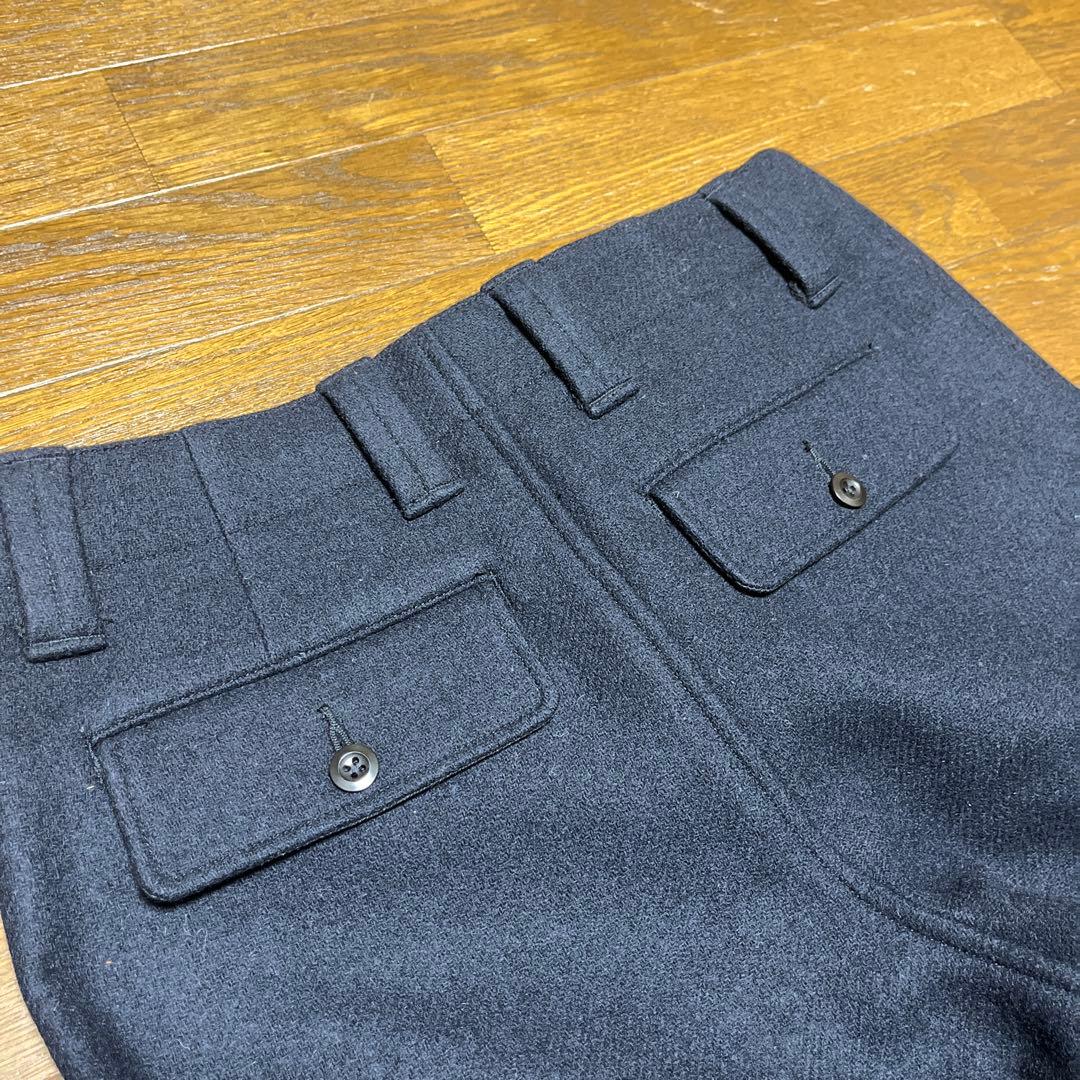 マーガレットハウエル ウールパンツ 濃紺