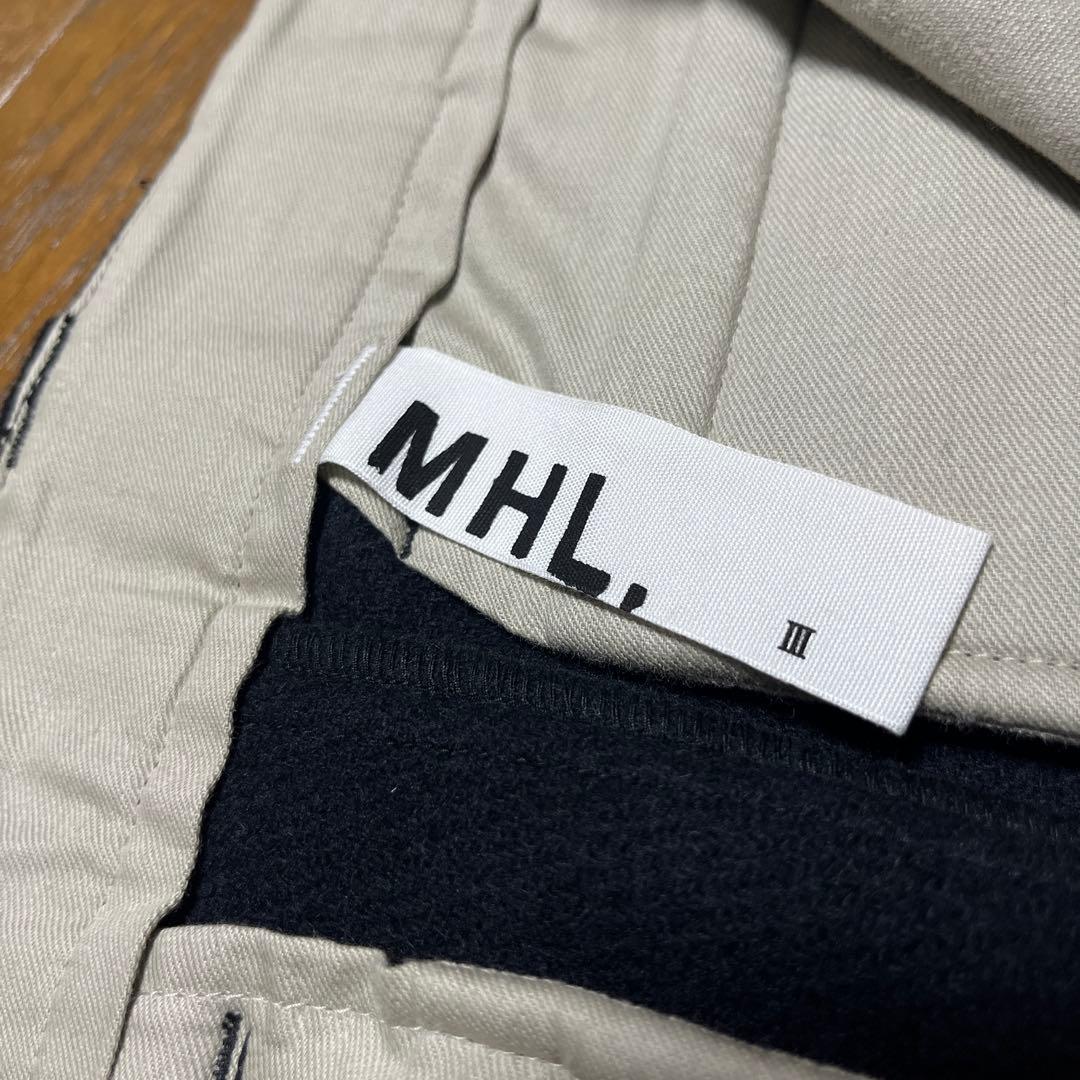 マーガレットハウエル ウールパンツ 濃紺