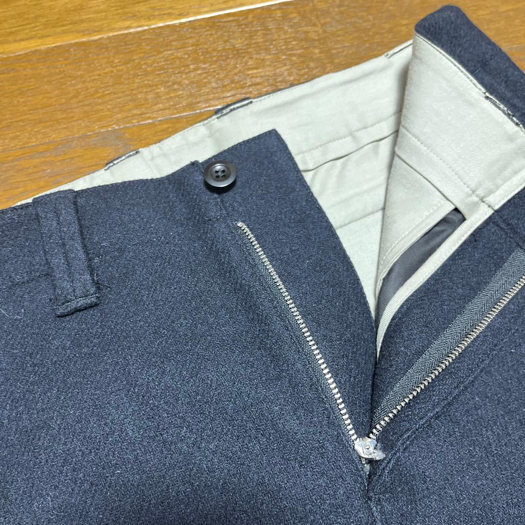 マーガレットハウエル ウールパンツ 濃紺