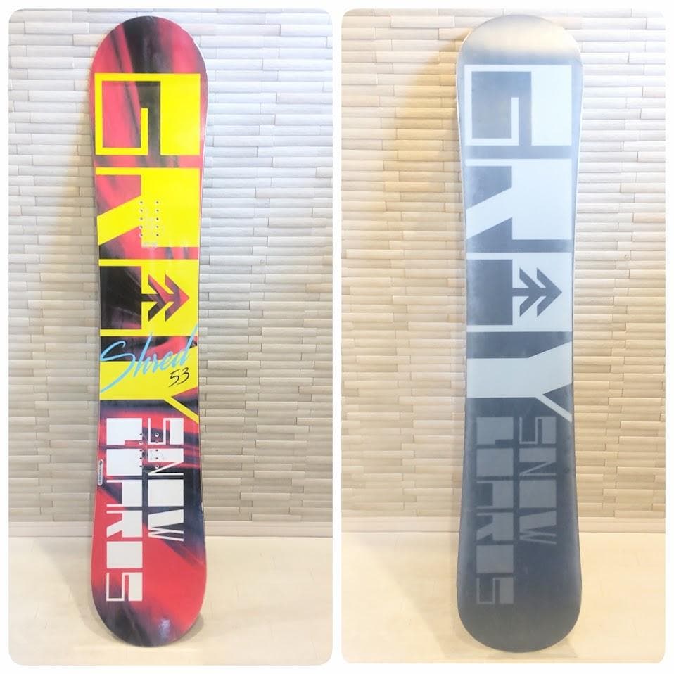 GRAY グレイ スノーボード SHRED バイン FLUX セット 初心者