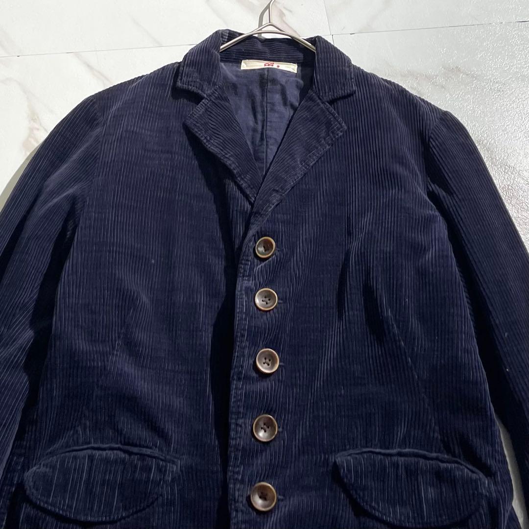 入手困難✨ 45R コーデュロイジャケット Rロゴ刺繍 ネイビー ボタン