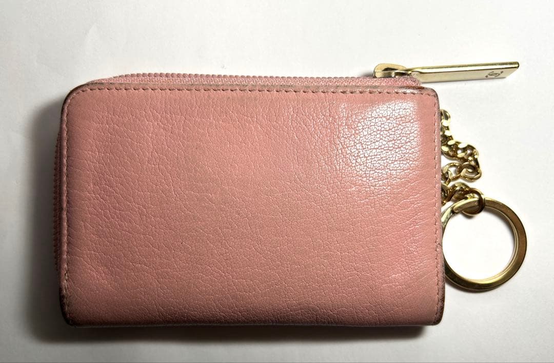CHANEL ピンクレザーキーケース　ケース