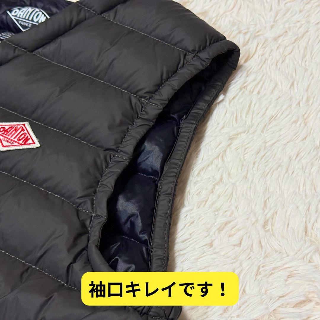 ⭐ほぼ新品　DANTON ダントン　インナーダウンベスト グレー レディース36