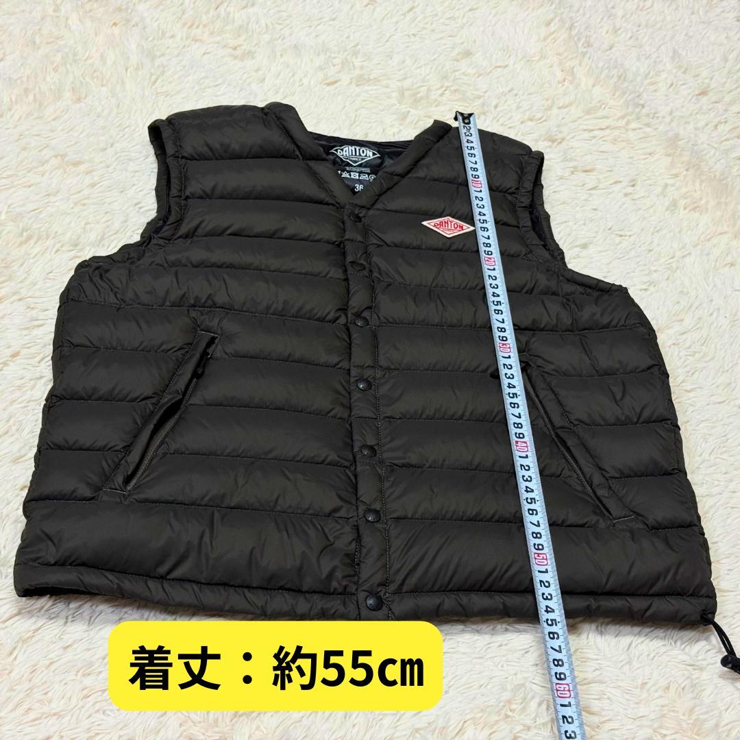 ⭐ほぼ新品　DANTON ダントン　インナーダウンベスト グレー レディース36