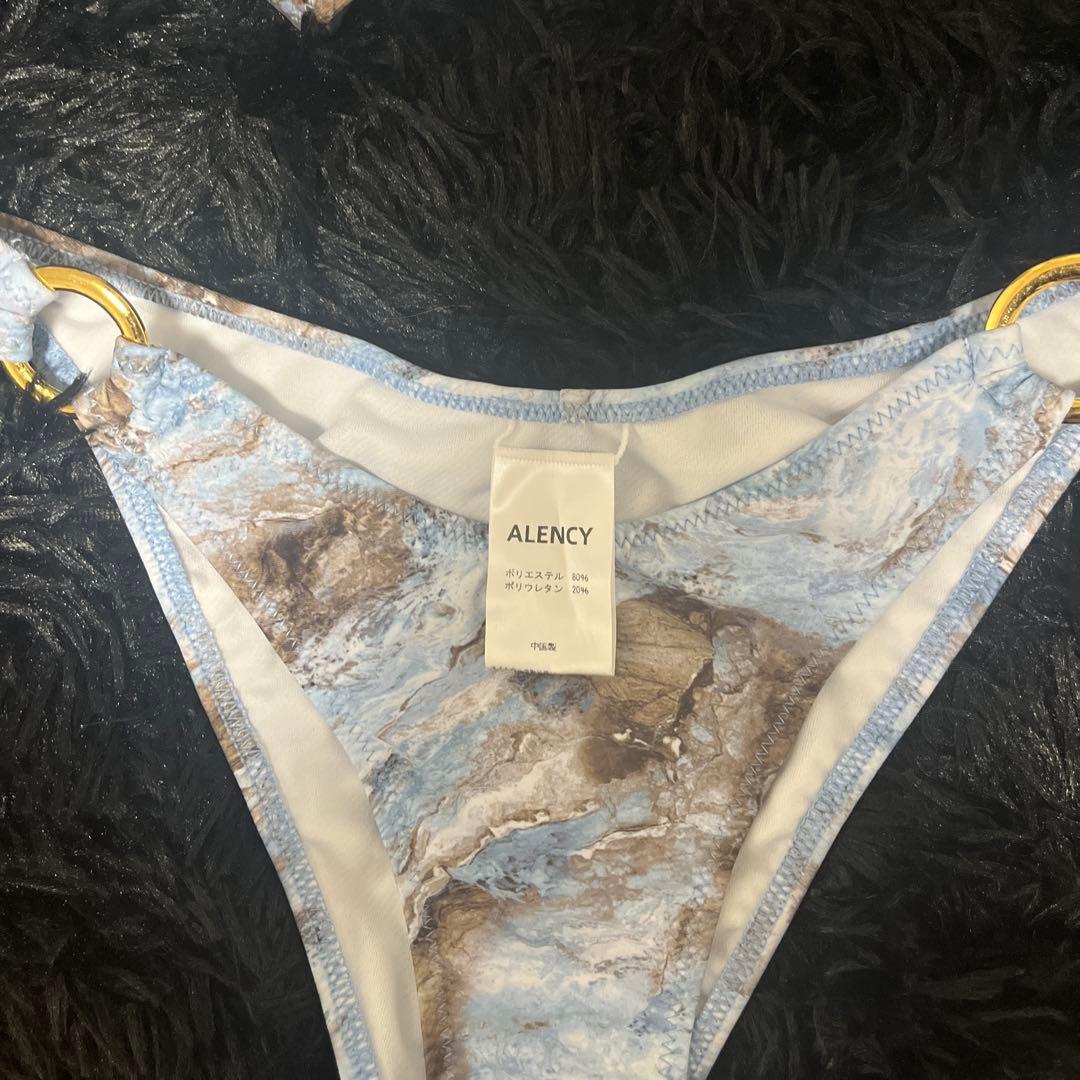 アレンシー　水着　ALENCY Vバンドゥービキニ　大理石