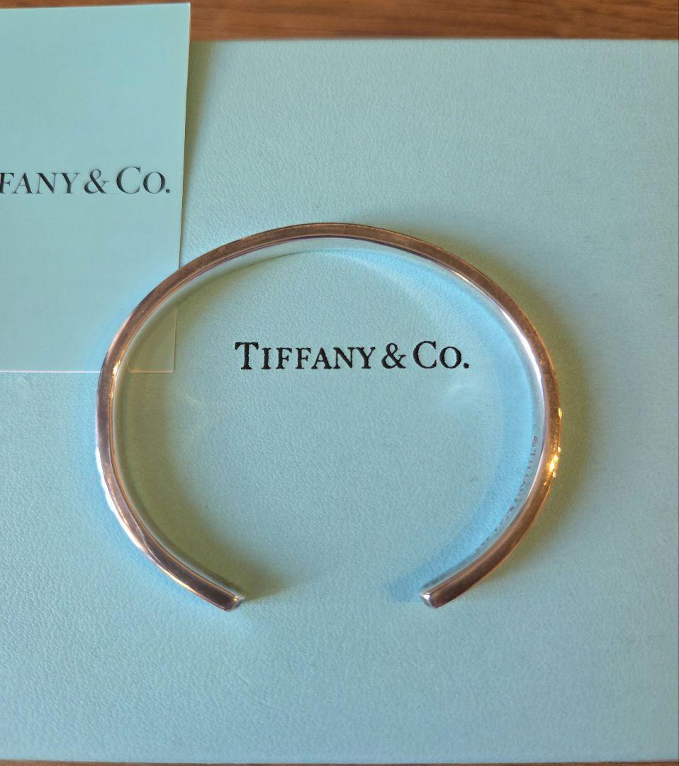 Tiffany＆Co. シルバー ナロー 1837 カフバングル