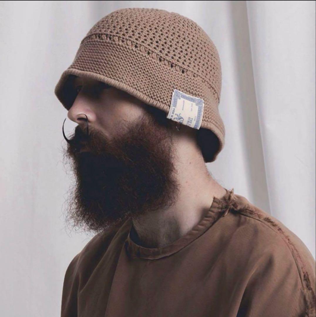 THE H.W.DOG&CO. ニットハット ベージュ D-00927