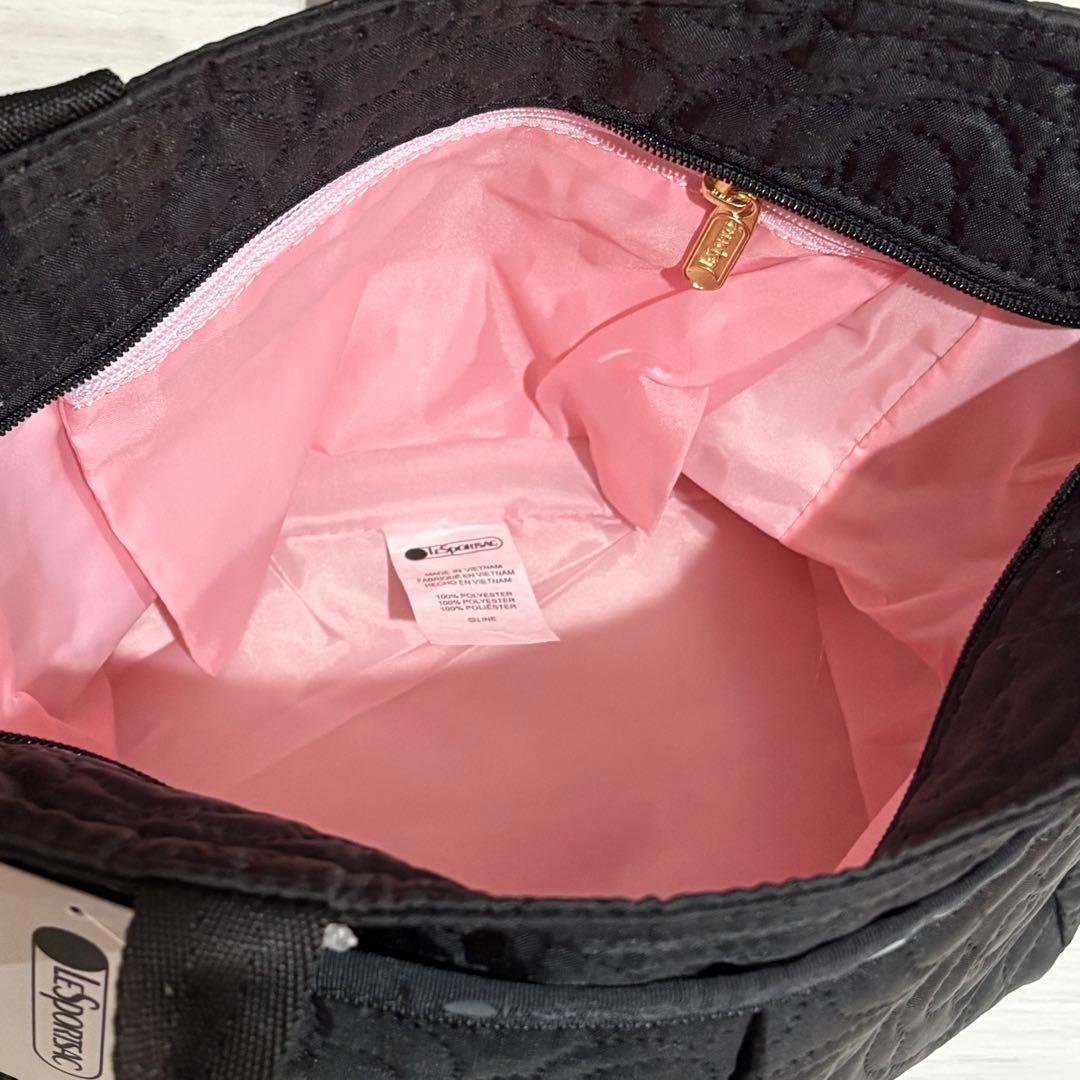 レスポートサック　花柄　型押し　トートバッグ 軽量バック　おしゃれ