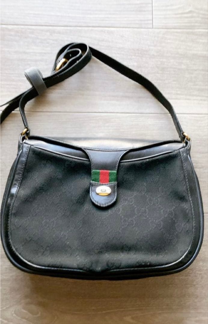 オールド グッチ Gucci GGパターン ショルダーバッグ