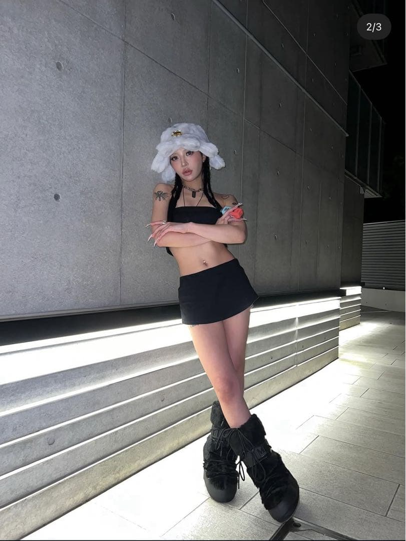 Moon Boot Icon faux-fur  boots 即日発送⭕️