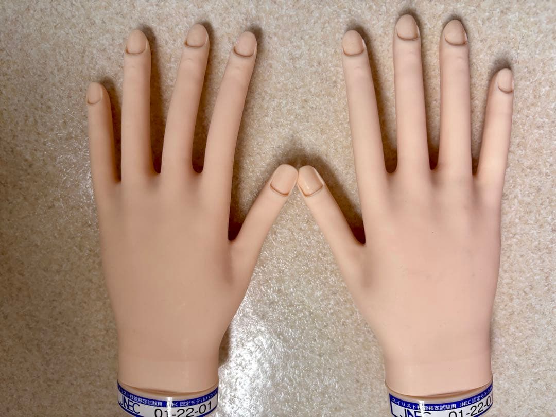 検定用ネイルハンド（両手）