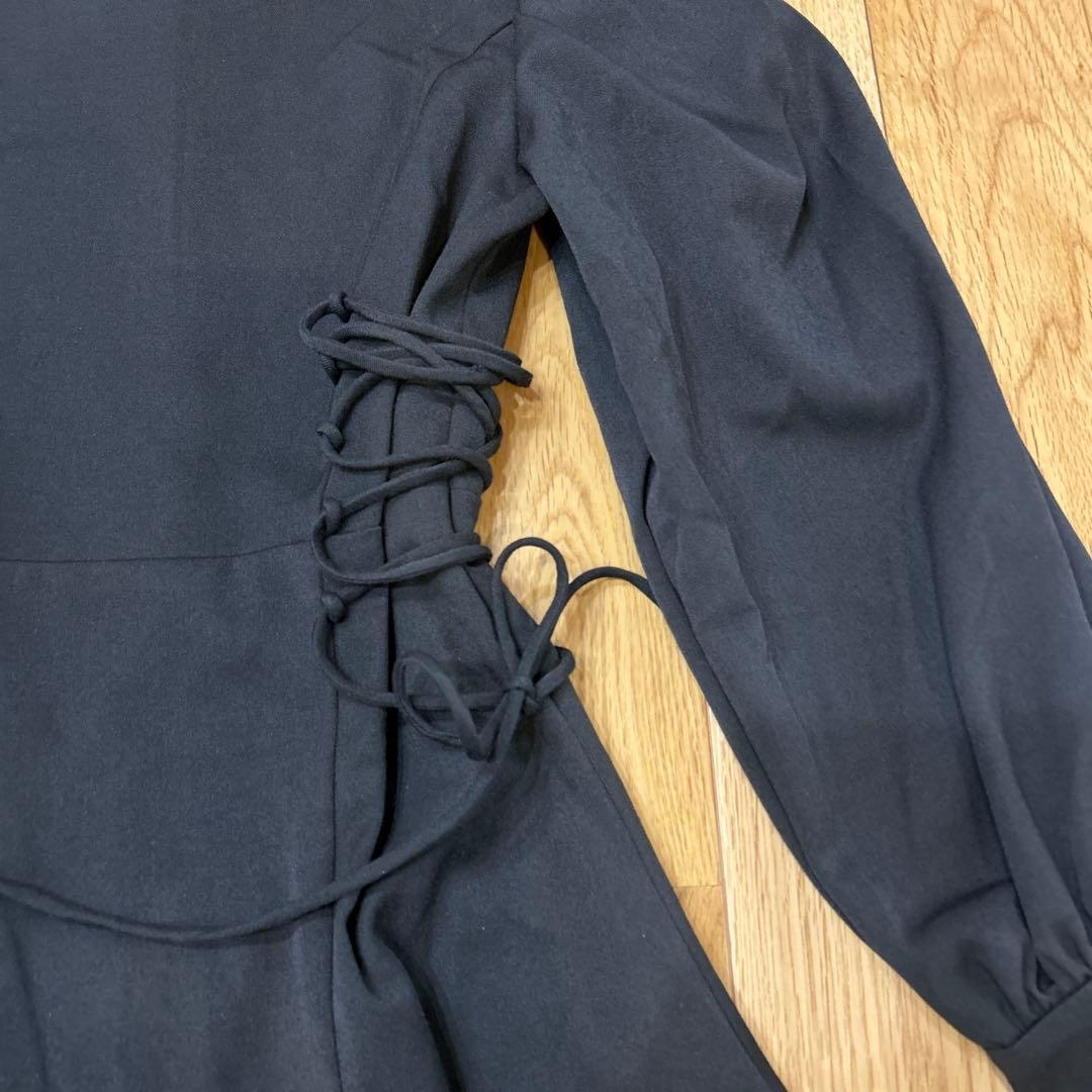 【タグ付き】リブジョア libjoie サイドレースアップドレス