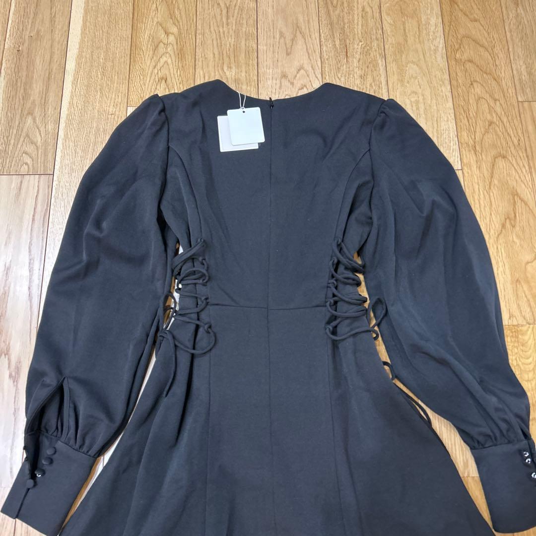 【タグ付き】リブジョア libjoie サイドレースアップドレス