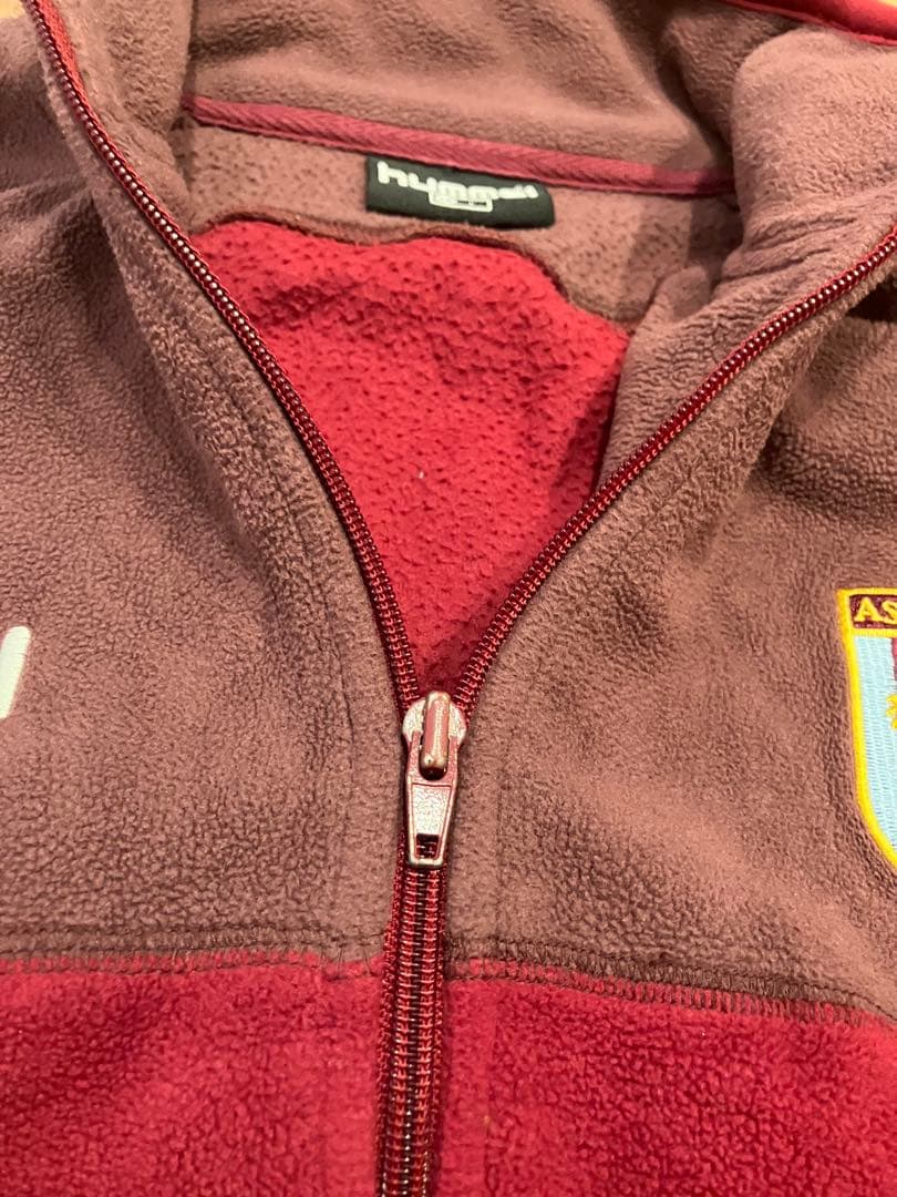 アストンヴィラ hummel フリースジャケット 古着　L