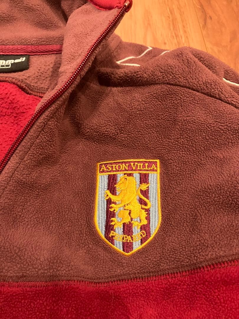 アストンヴィラ hummel フリースジャケット 古着　L