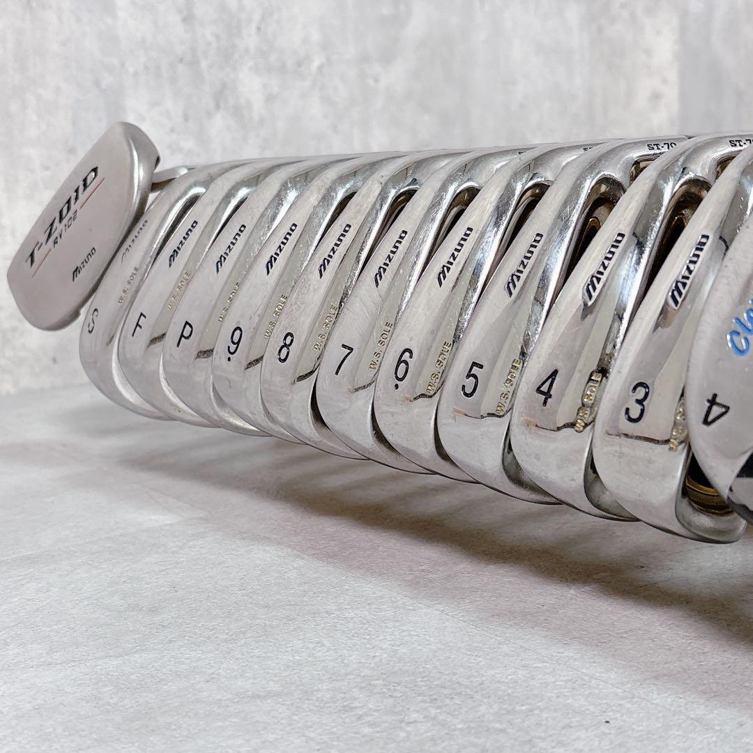 V961 ミズノ 他 ゴルフクラブ メンズ フルセット ルコック 黒 青 初心者