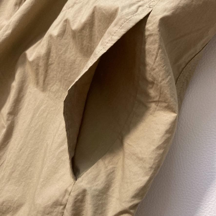 【希少XL相当/極美品】DANTON　シャツカーディガン 薄手 ベージュ 42