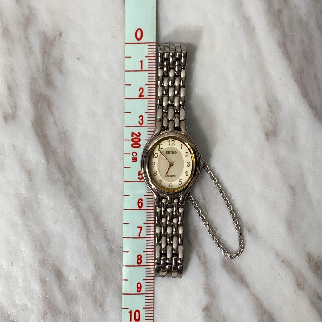vintage 美品 SEIKO EXCELINE シェル文字盤 コンビ 日本製