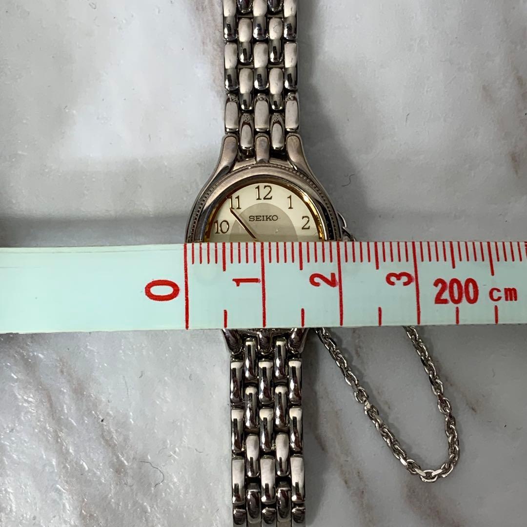 vintage 美品 SEIKO EXCELINE シェル文字盤 コンビ 日本製