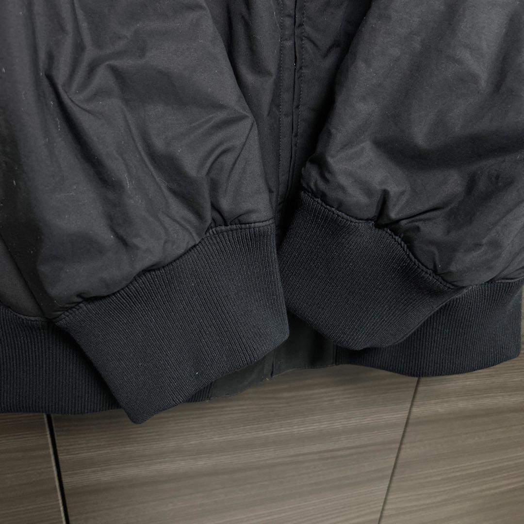 オーバーコート リバーシブルスタジアムジャケット 24SS 刺繍 ブラック M0