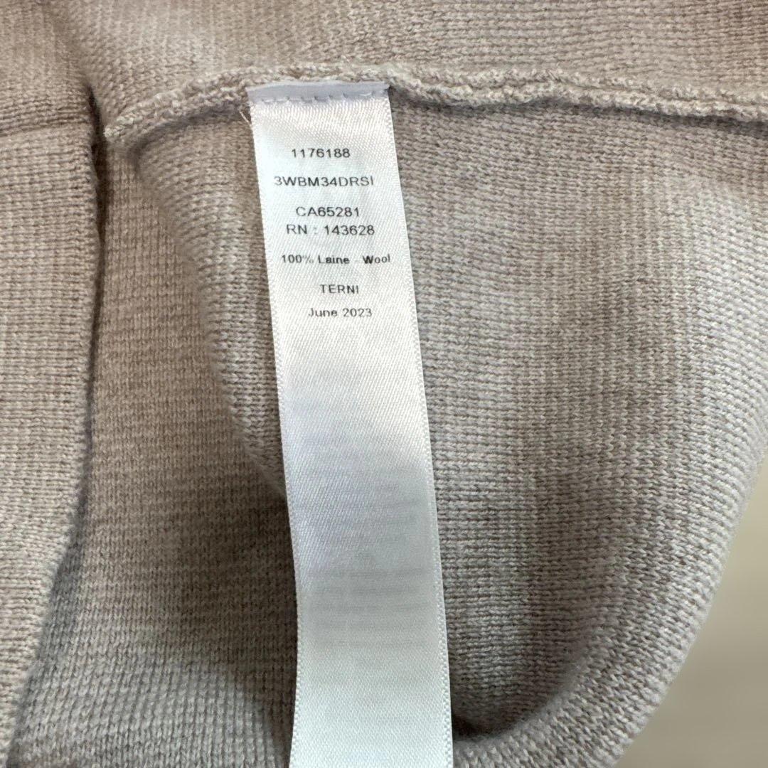 Baby Dior 長袖ニット ワンピース グレー