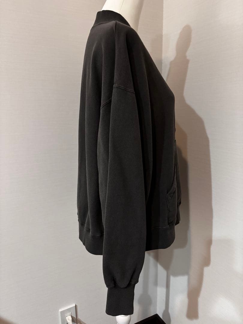 新品未使用☆SOLAMONETのピグメントスウェットハーフジッププルオーバー