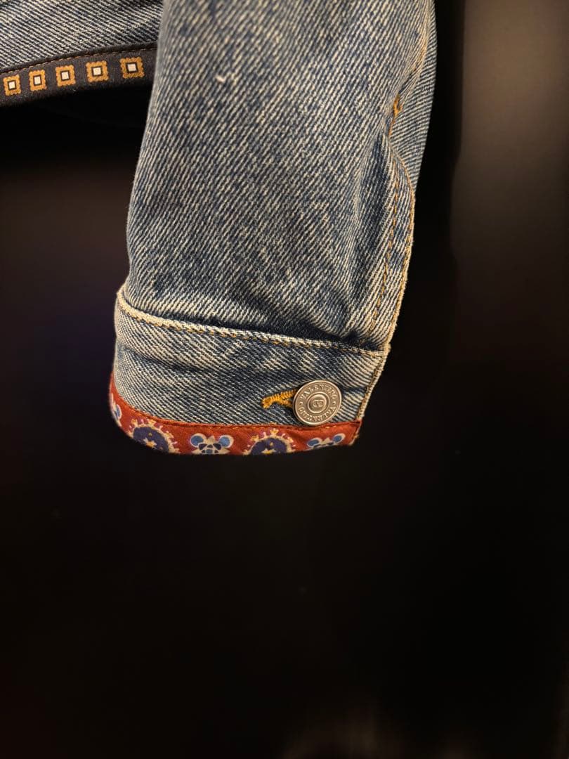 VALENTINO ミケーレ 2025SS ビーズデニムジャケット 44