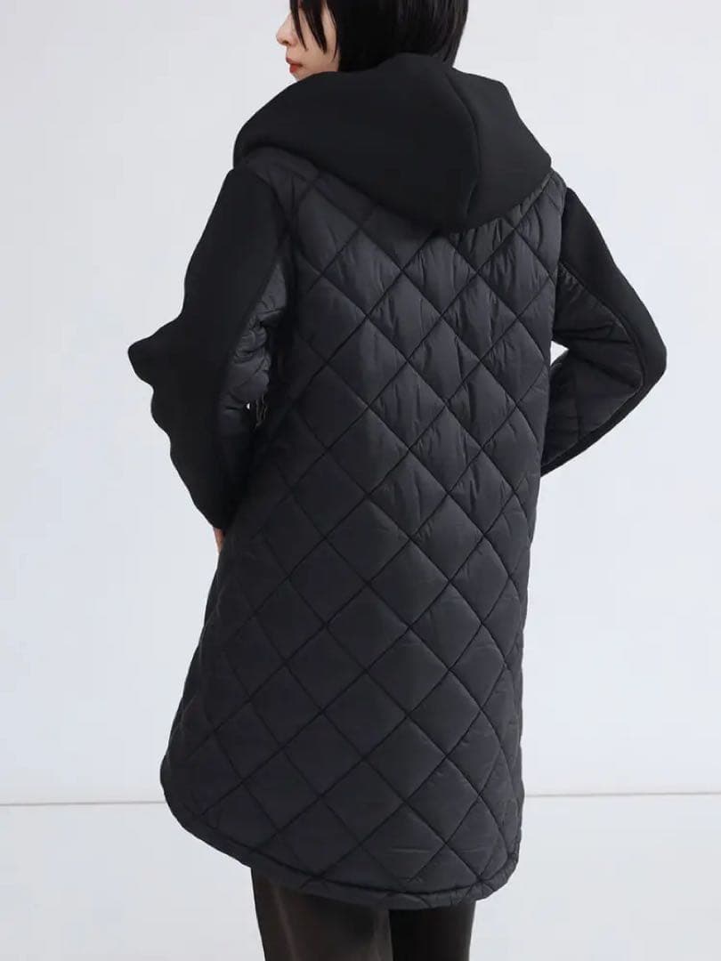 匿名送料込　新品★ヤマダヤ　LASUD ジップキルティングコート　ラシュッド