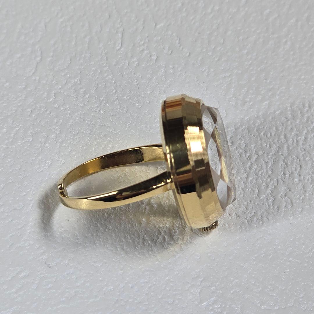 SEIKO RING WATCH セイコーカットガラスクォーツリングウォッチ