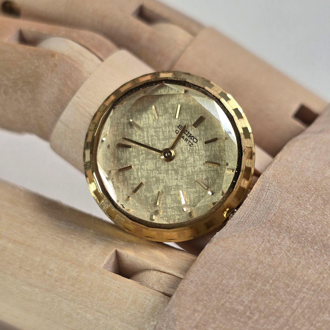SEIKO RING WATCH セイコーカットガラスクォーツリングウォッチ