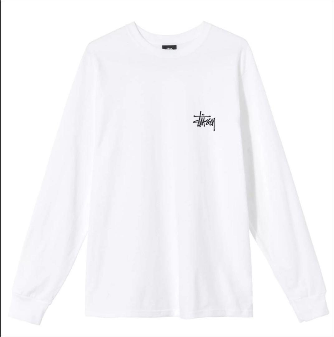 ❗️期間限定SALE❗️ステューシー ベーシック ロングTシャツ ホワイトM