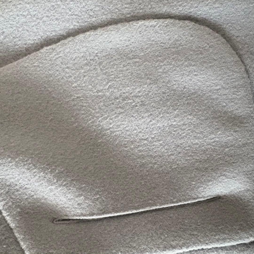 DoCLASSE カシミヤ混ウールリバー・コート