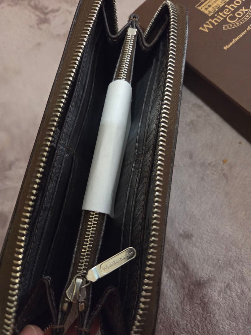 Whitehouse Cox レザー長財布