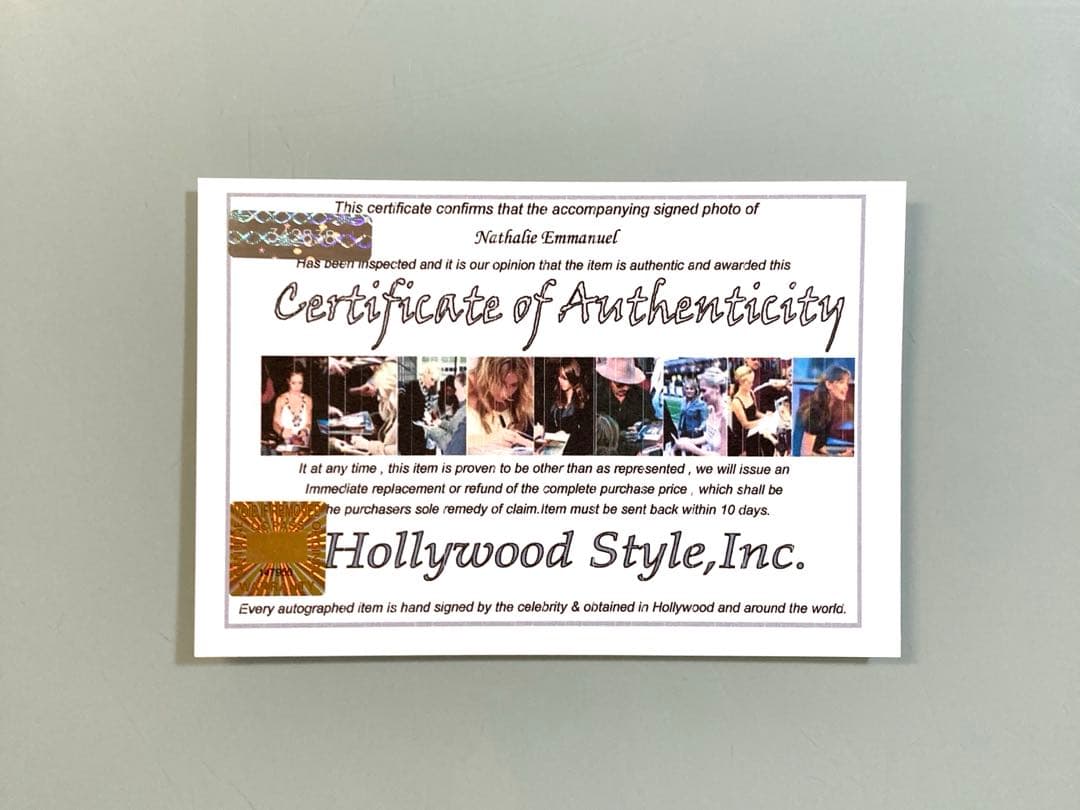 セール中…ナタリー・エマニュエル直筆サイン入り超大型写真…ワイルド・スピード…