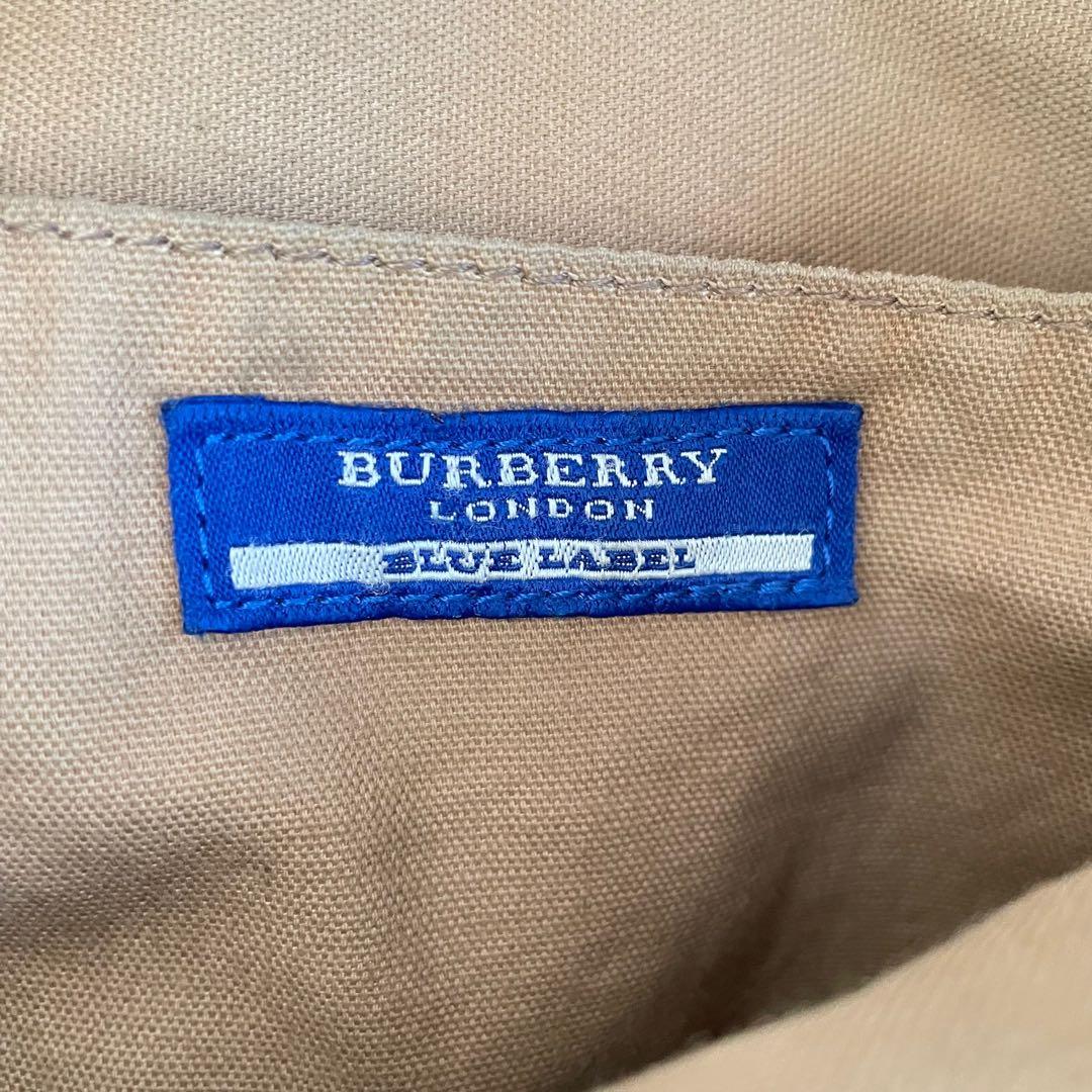 BURBERRY BLUE LABELバーバリーノバチェックトートバッグ肩掛け可
