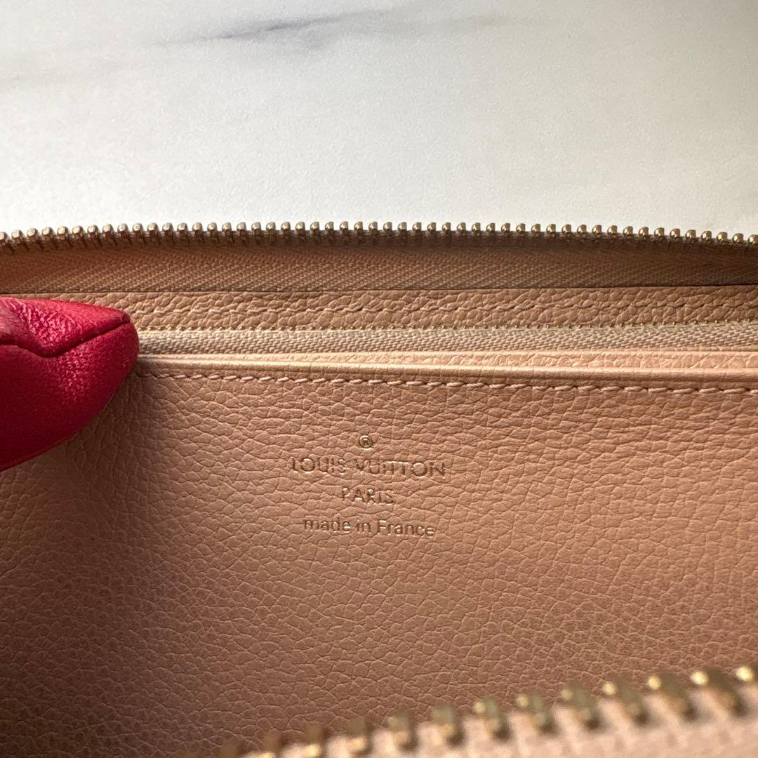 LOUIS VUITTON 長財布 ベージュ レザー