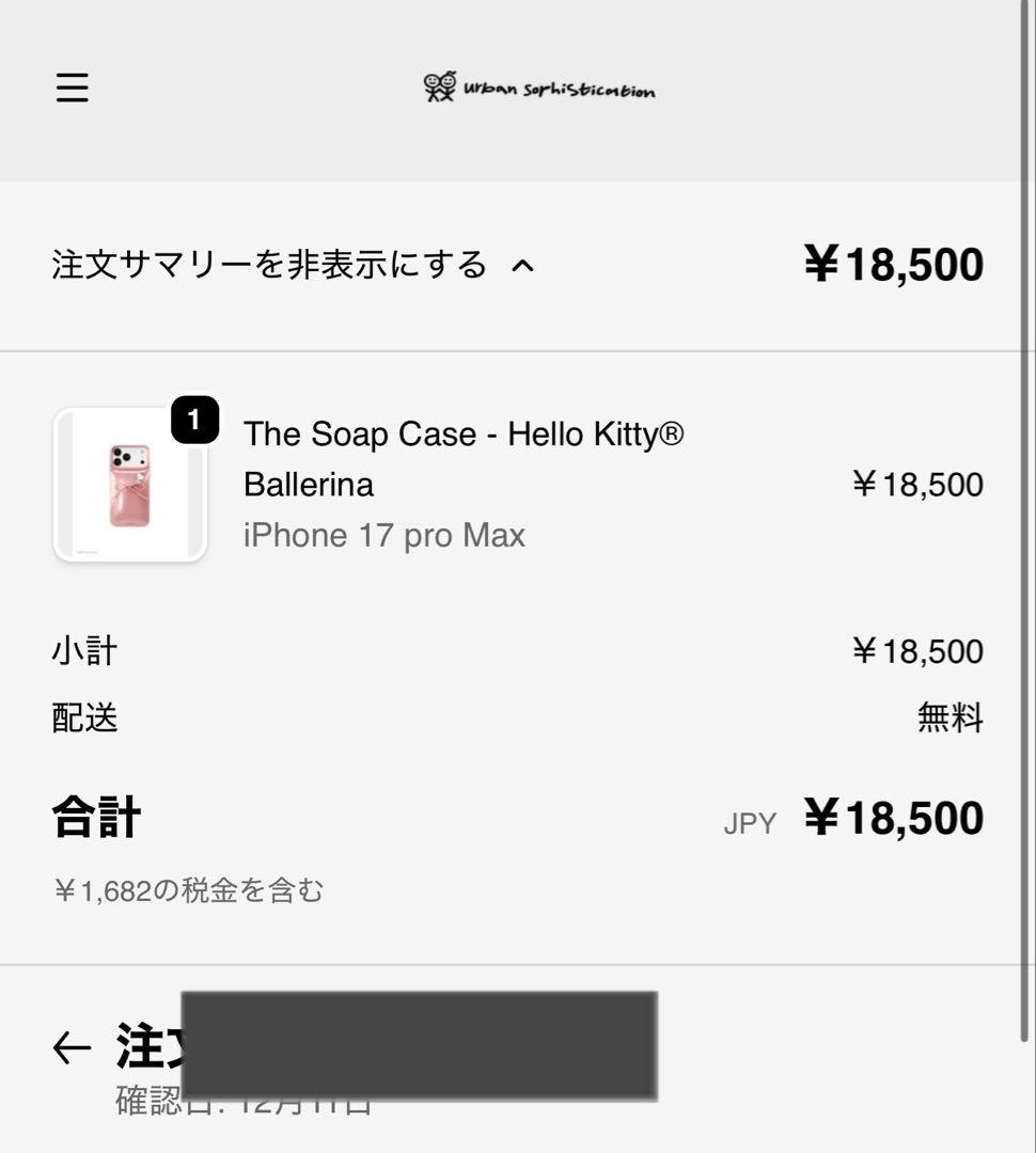 Urban Sophistication iPhone17promax ケース