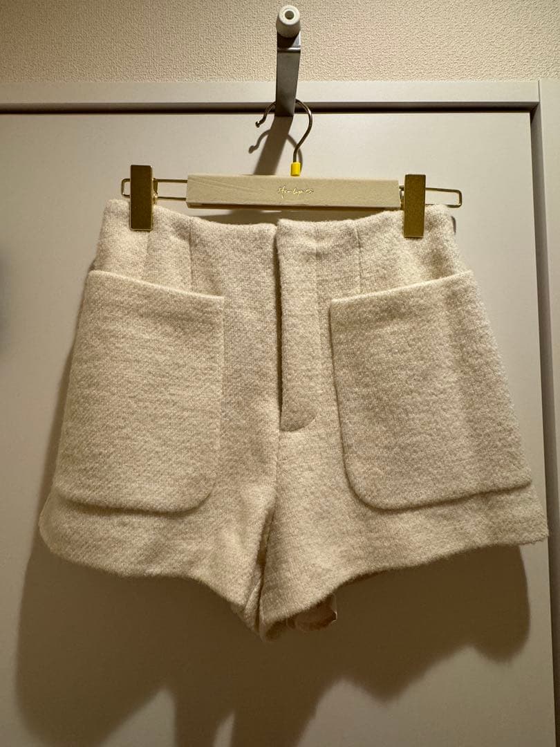 パンツ Twinkle Wool Boucle Shorts herlipto S