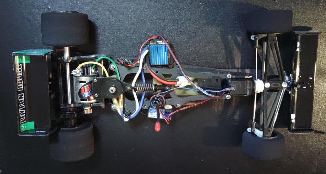 未走行：タミヤF104Wシャーシ・レイトンハウスCG901ボディ・オマケ付