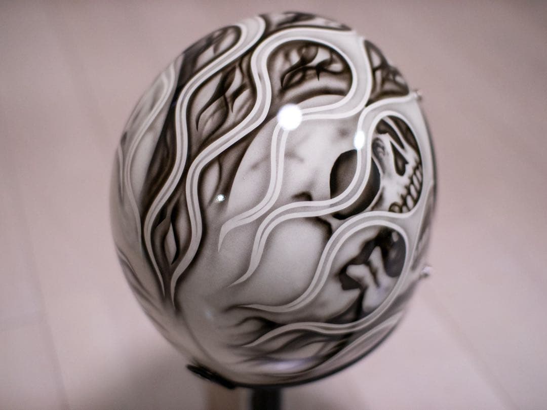 新品未使用　スモール　ジェット　ヘルメット 白ブラックフレアドクロ