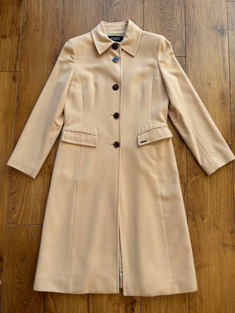 いくしゃん　フォクシー カシミアロングコート