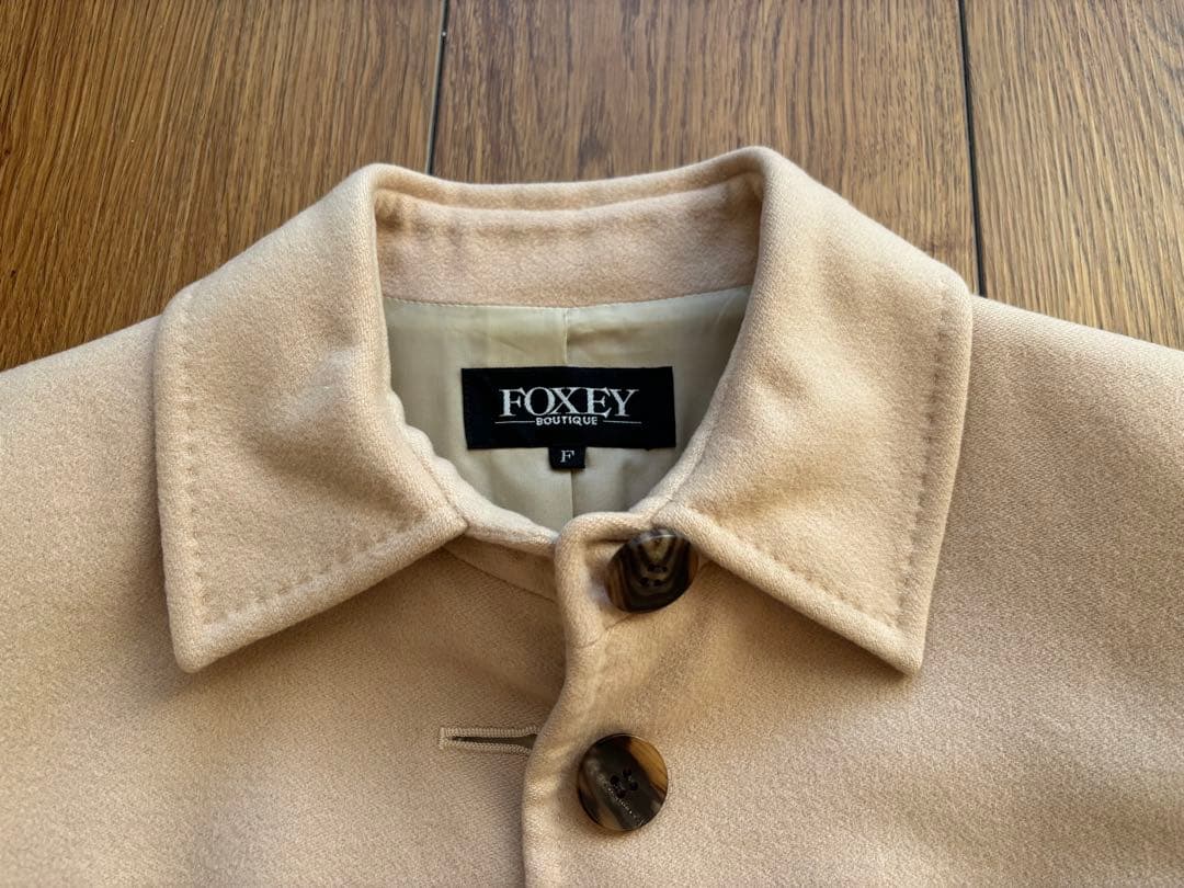 いくしゃん　フォクシー カシミアロングコート