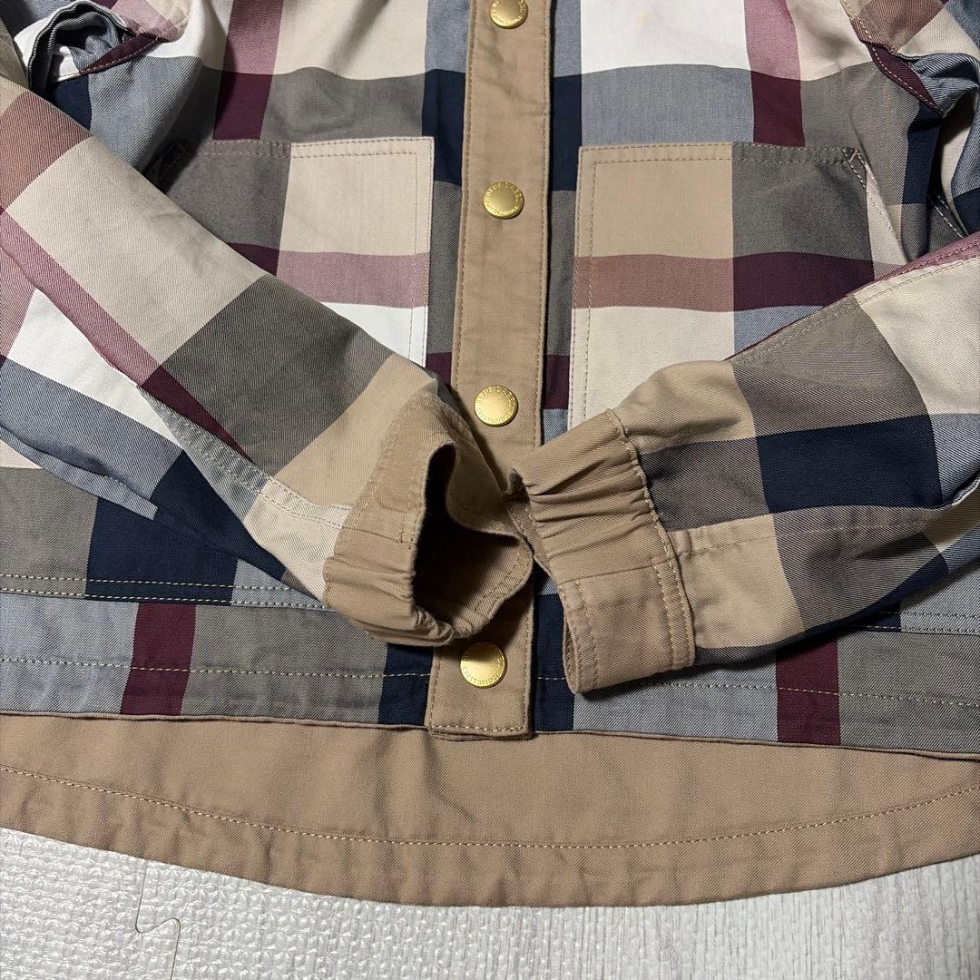 ブルーレーベルクレストブリッジ リバーシブル ブルゾン メガチェック