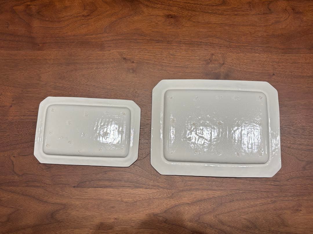 岡田直人 長角皿 大・小