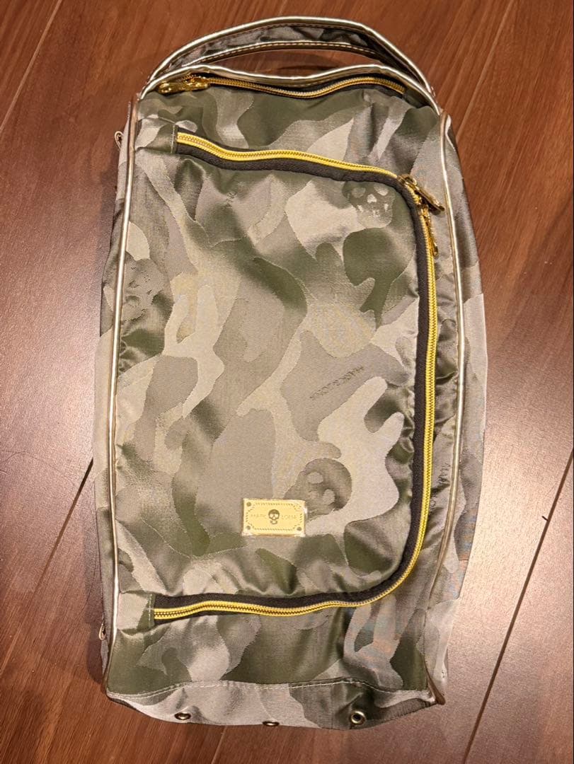 MARK&LONA マークアンドロナ シューズケース スカル カモフラ柄