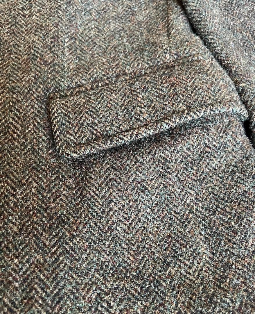 ✴️お正月限定特価✴️ラルフローレン・フックベント・ツイードJTへリンボーン柄M