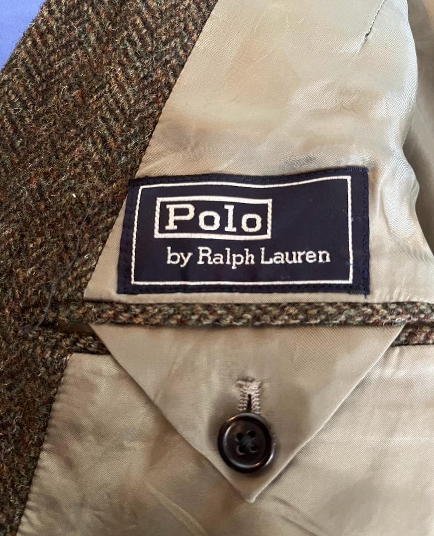 ✴️お正月限定特価✴️ラルフローレン・フックベント・ツイードJTへリンボーン柄M