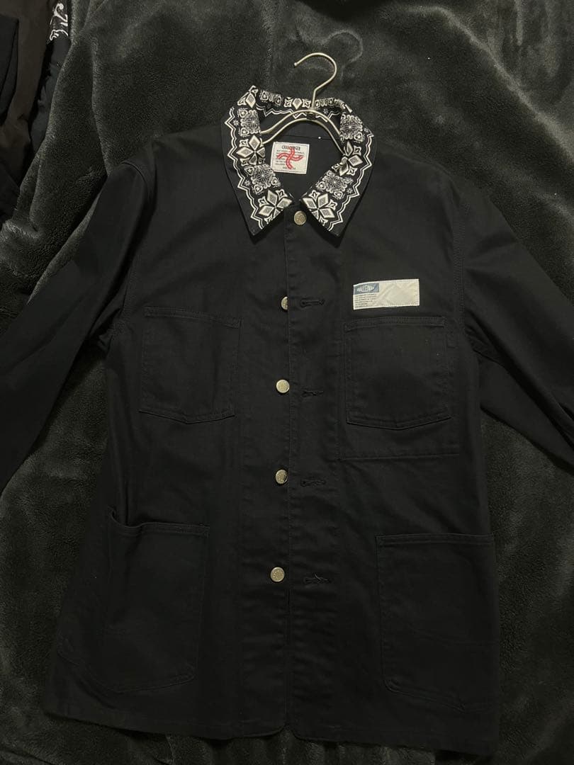 ブラック カバーオール CHALLENGER