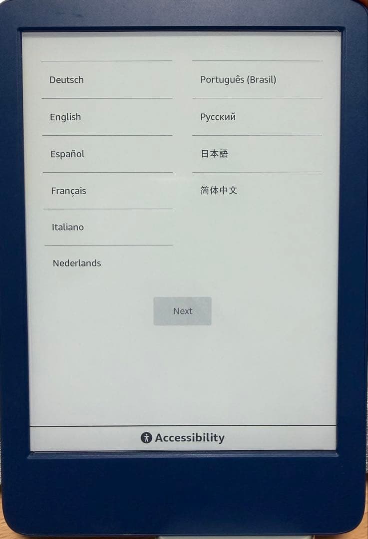 Amazon Kindle 本体 ネイビー 多言語対応 第11世代