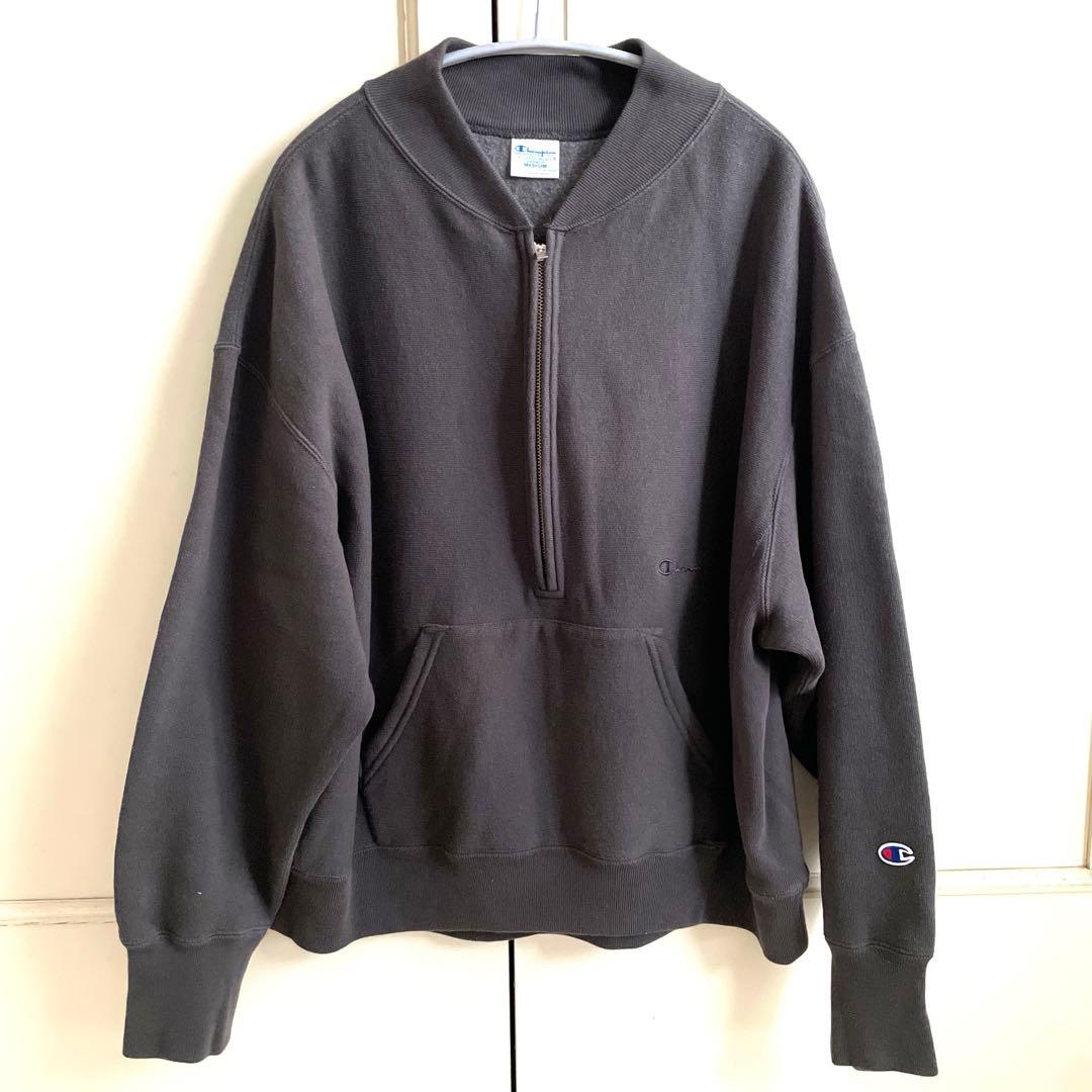 チャンピオン　FRAMeWORK別注ハーフZIP リバースウィーブ11.5oz